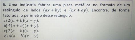 uma industria fabrica uma placa metalica no formato|Solved: Uma indústria fabrica uma placa metálica no formato de .